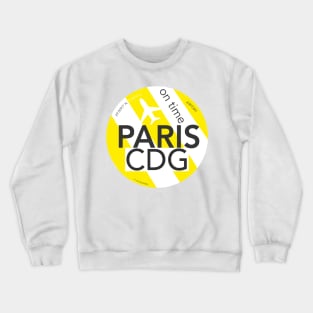 Paris on time Crewneck Sweatshirt